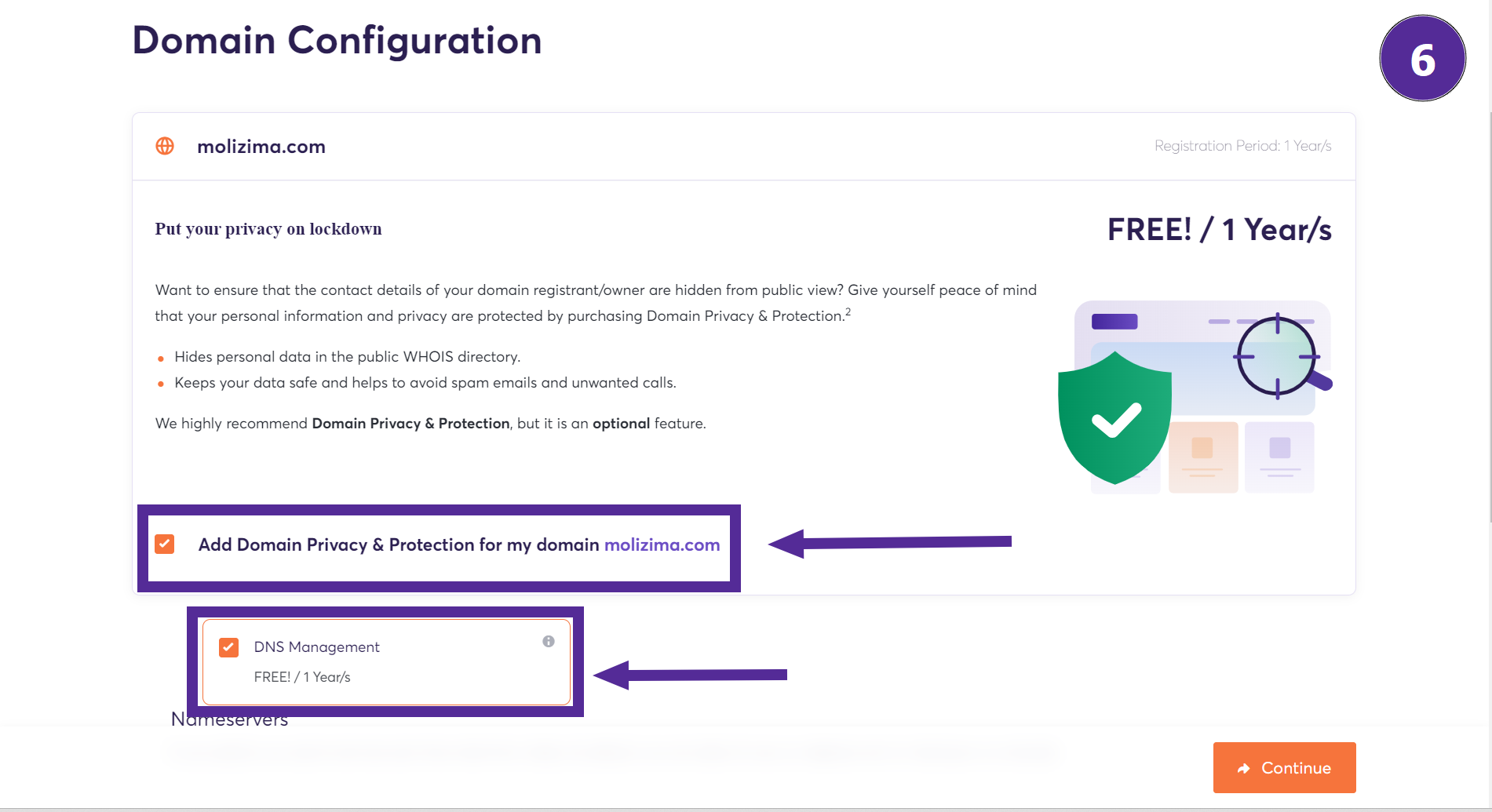 domain configuration