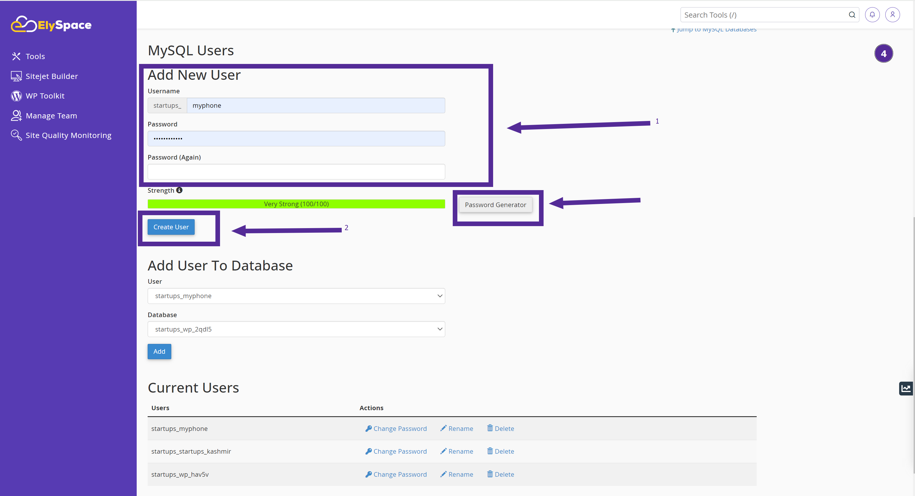 add user in your database 