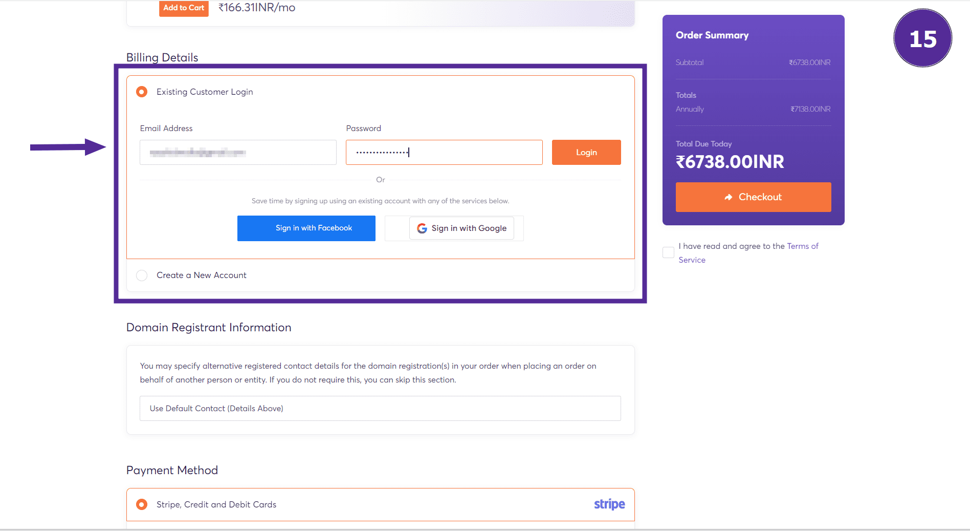 provide billing detail